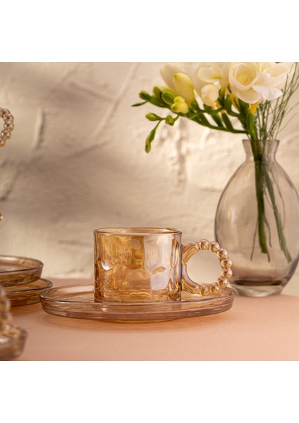 Çifte Kavrulmuş 100 ml 6'lı Kahve Fincan Takımı