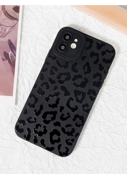 Iphone 11 Uyumlu Kılıf Mat Siyah Leopar Desenli Darbelere Dayanıklı Yumuşak Kamera Korumalı Kapak fiyatları