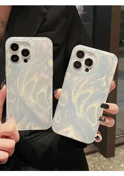 iPhone 14 Pro Uyumlu Tüylü Hologramlı Kılıf Darbeye Karşı Dayanıklı Kapak modelleri