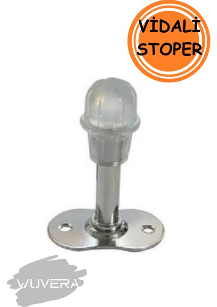 Kapı Kolu Stoperi Krom 8 cm Metal Kapı Tamponu Durdurucu Tutucu Tutacağı Kapı Stopu Silikonlu fiyatları