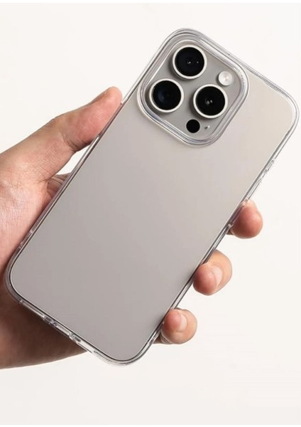 Iphone 15 Pro Max Kılıf Sert Şeffaf Sararmaz Ince Kılıf Premium Ultra Net Kamera Çıkıntılı Kapak