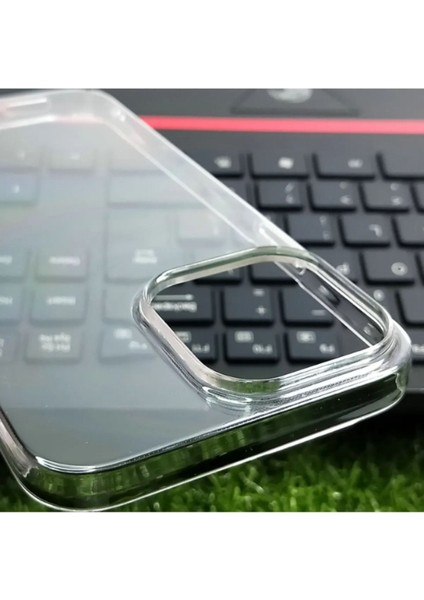 Iphone 15 Pro Max Kılıf Sert Şeffaf Sararmaz Ince Kılıf Premium Ultra Net Kamera Çıkıntılı Kapak