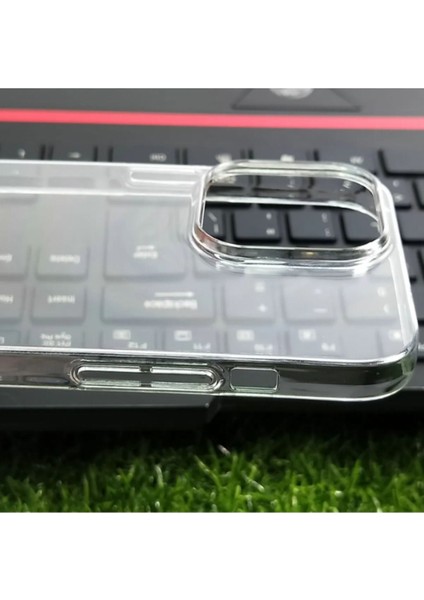 Iphone 15 Pro Max Kılıf Sert Şeffaf Sararmaz Ince Kılıf Premium Ultra Net Kamera Çıkıntılı Kapak