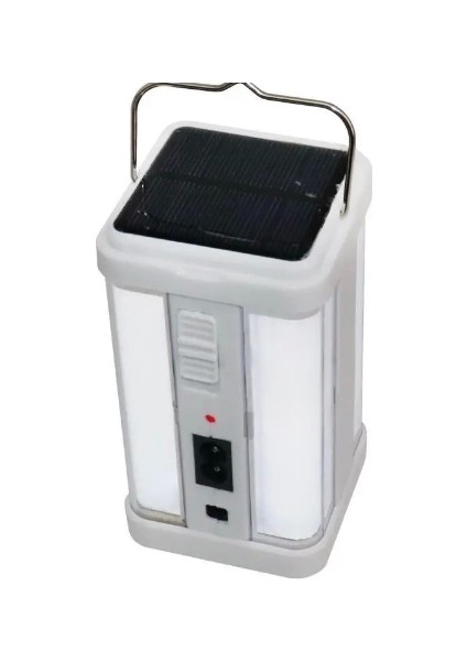 P-1663 Güneş Enerjili Şarjlı Güçlü Işıldak
