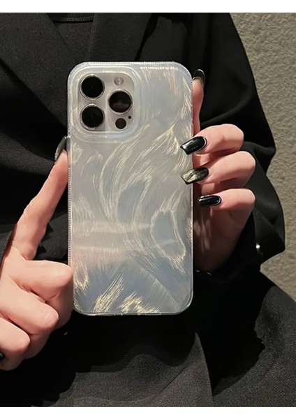 Apple iPhone 15 Pro Max Uyumlu Tüylü Hologramlı Kılıf Darbeye Karşı Dayanıklı Kapak indirimleri