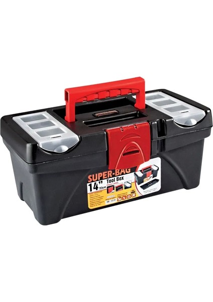 ASR-2040 14 Takım Çantası - Plastik Kilitli