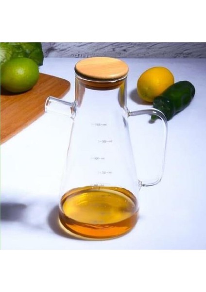 Olıve Bambu Kapak Yağlık 900 ml 6949-2