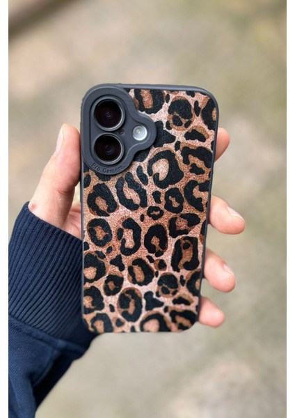 Iphone 16 Uyumlu Kılıf Mat Sarı Leopar Desenli Darbelere Dayanıklı Yumuşak Kamera Korumalı Kapak modelleri