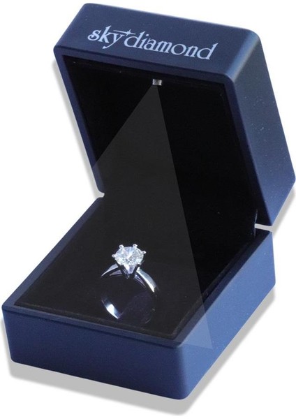 Sky Diamond Squre 2,50CT Gümüş Yüzük indirimleri