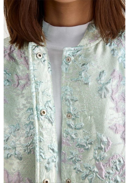 Novi Tafta Bomber Ceket Gümüş indirimleri