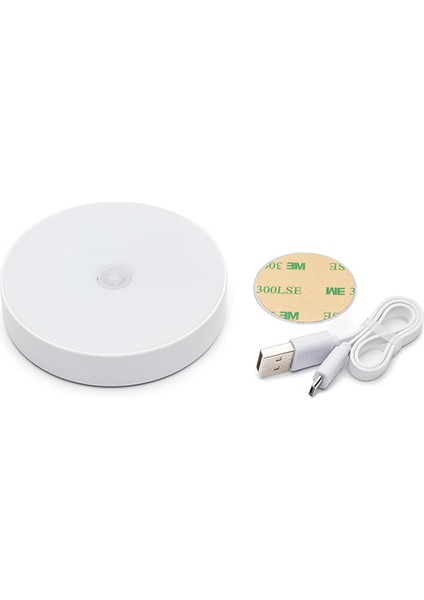 MX-W002 Kızılötesi Hareket Sensörlü USB Şarjlı Beyaz Indiksiyon Gece Lambası modelleri