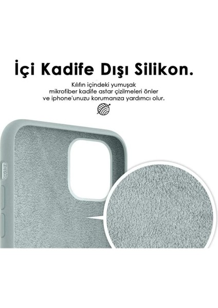 Apple Iphone 13-14 Lansman Kılıf Içi Kadifeli Kamera Yükseltili Silikon Kapak Kahve fiyatları