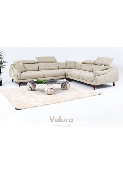 Ezel Motorlu Köşe Takımı & Hoparlörlü, USB Portlu, Genişleyebilir Büyük Köşe Takımı