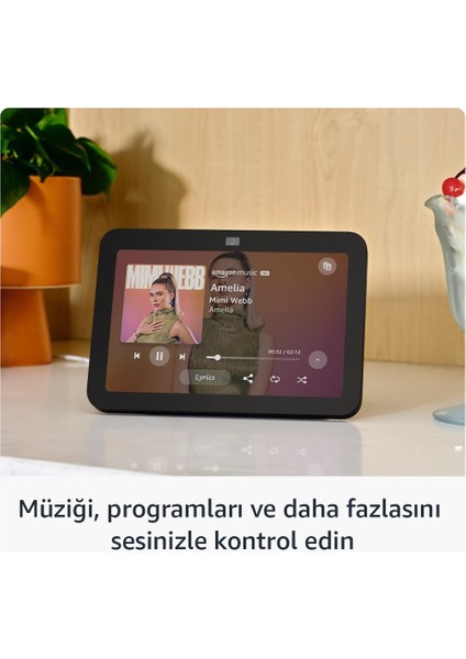 Echo Show 8 Smart Display With Alexa Siyah-E