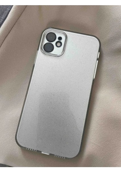 iPhone 11 Uyumlu Kılıf Simli Ince Darbeye Dayanıklı Silikon Parlak Kılıf Yumuşak Kapak Silver fiyatları