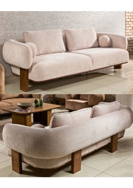 Bella Kanepe & Üçlü Koltuk - Krem fiyatları