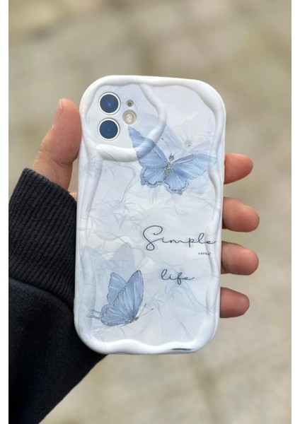 Iphone 12 Uyumlu Kılıf Dalgalı Kelebek Desenli Darbelere Karşı Dayanıklı Yumuşak Silikon Kapak fiyatları