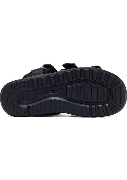 Erkek Siyah Kumaş Sandalet 25SFD696114 fırsatları