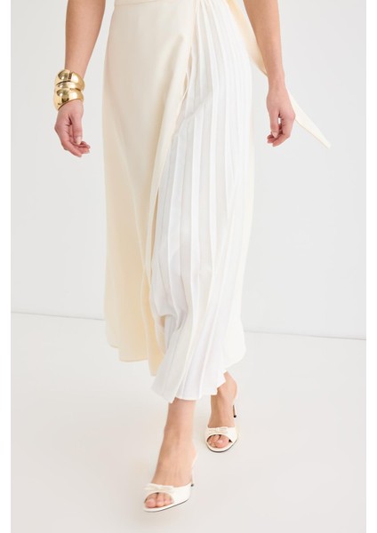 Rita Piliseli Anvelop Etek Ekru modelleri