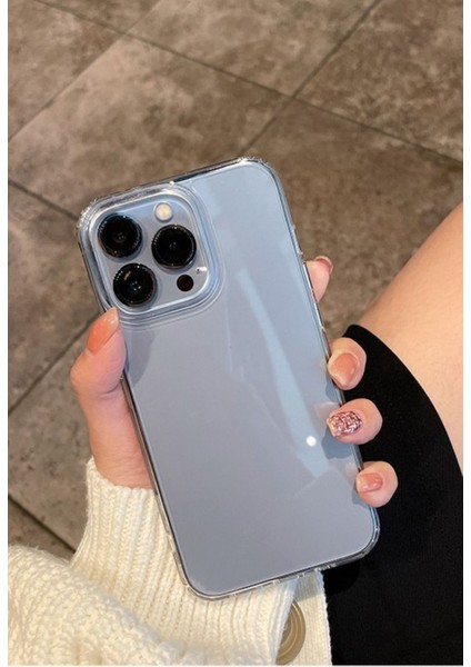 Iphone 13 Pro Max Kılıf Sert Şeffaf Sararmaz Kılıf Premium Ultra Net Kamera Çıkıntılı Kılıf