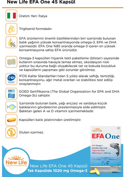 Efa One 45 Kapsül