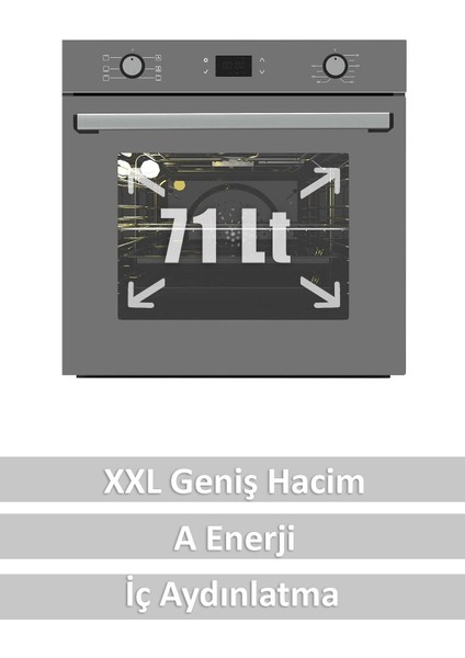 Mfa 627 Gri Dijital Fırın fiyatları