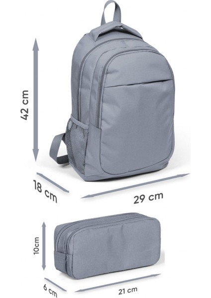 Ilkokul/ortaokul Sırt Çantası ve Iki Bölmeli Kalemlik Seti - Kız Çocuk - Pembe Kırmızı Fashion Girl fiyatları