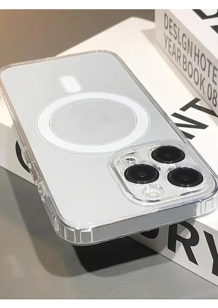 Iphone 16 Pro Max Kılıf Magsafe Şeffaf Kılıf Kamera Çıkıntılı Darbeye Dayanıklı Kapak modelleri