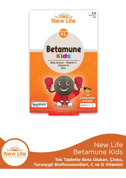 Betamune Kids 30 Yumuşak Kapsül 640128141433