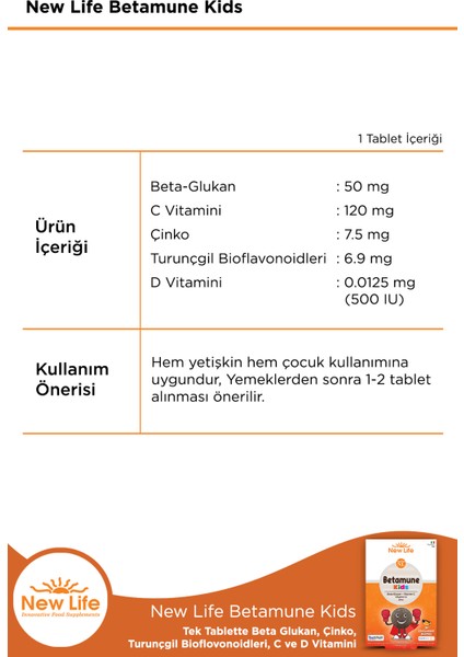 Betamune Kids 30 Yumuşak Kapsül 640128141433 modelleri