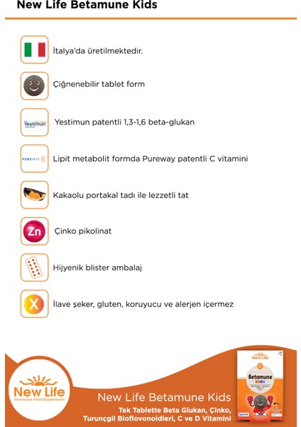 Betamune Kids 30 Yumuşak Kapsül 640128141433 fırsatları