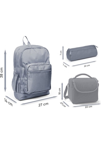 Ilkokul Üçlü Okul Başlangıç Çanta Seti - Mavi Turuncu Arazi Aracı, Erkek Çocuk modelleri