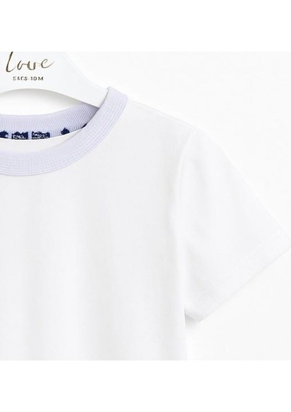 %100 Pamuk Beyaz Düz Tişört fırsatları