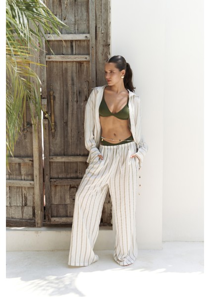 Priskiana Bağcıklı Haki Pantolon Gömlek Takım fiyatları