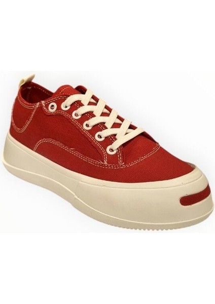 Kadın Bağcıklı Sneaker Bordo - 36 fiyatları