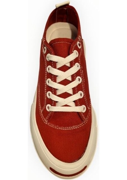Kadın Bağcıklı Sneaker Bordo - 36 modelleri