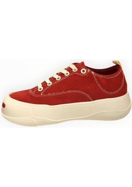 Kadın Bağcıklı Sneaker Bordo - 36 fırsatları