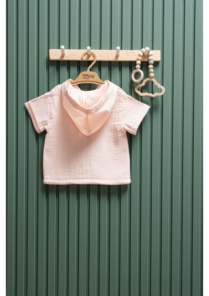 Unisex Müslin Kapüşonlu Tişört – 6 Ay - 3 Yaş | %100 Pamuk fiyatları