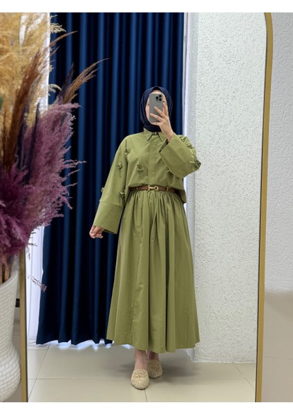 Erna Kemerli Poplin ETEK-BN4362 Mint