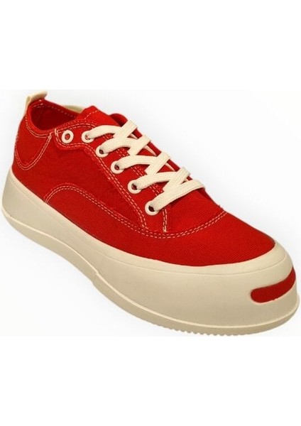 Kadın Bağcıklı Sneaker Kırmızı - 39 fiyatları