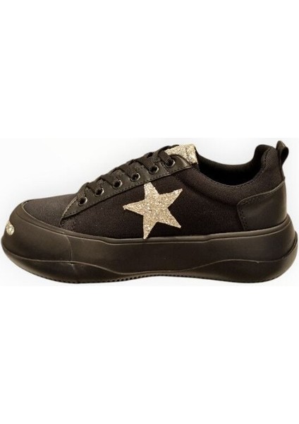 Kadın Bağcıklı Sneaker Siyah - 38 fırsatları