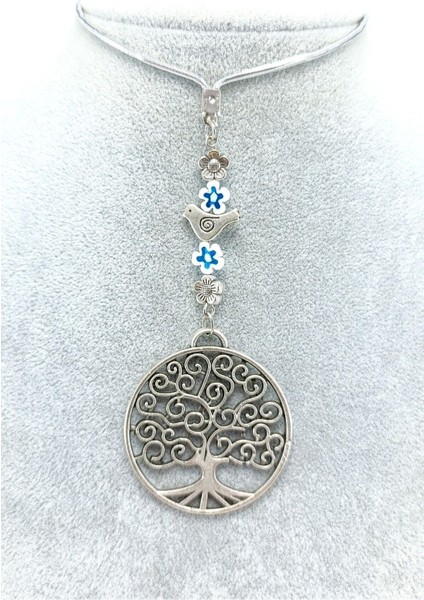 Dikiz Ayna Süsü, Metal Sedef Çiçek Nazar Boncuğu Kuş Hayat Ağacı Yeni Araba Hediyesi indirimleri