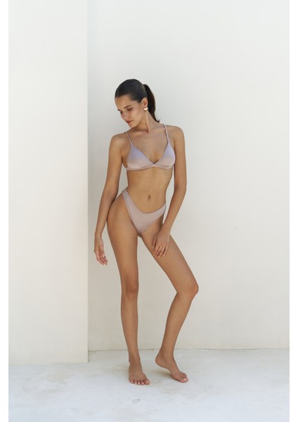 Bintang Düz Kesim Lila Bikini Altı