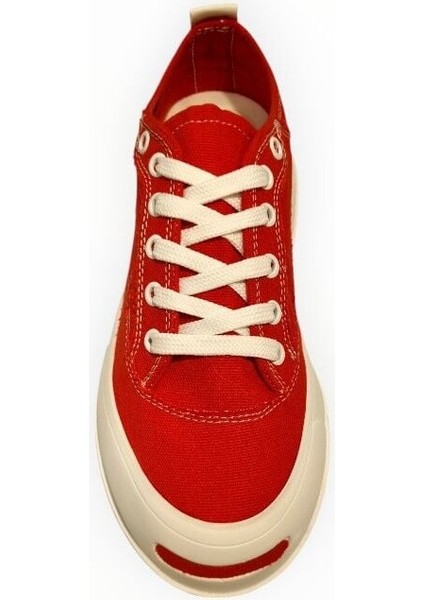 Kadın Bağcıklı Sneaker Kırmızı - 39 modelleri