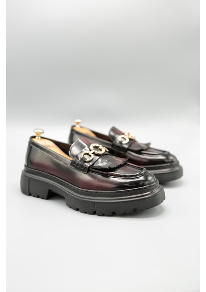 Cyrus Model Hakiki Deri El Yapımı Erkek Bordo Açma Casual Ayakkabı fiyatları