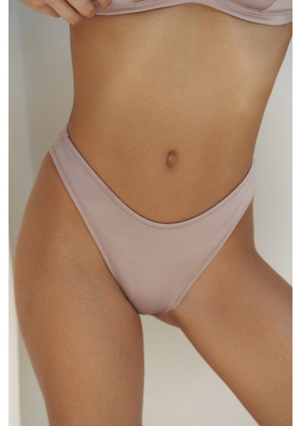 Bintang Düz Kesim Lila Bikini Altı