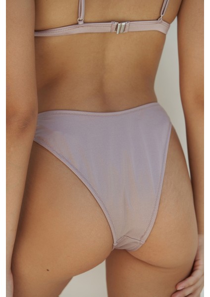 Bintang Düz Kesim Lila Bikini Altı