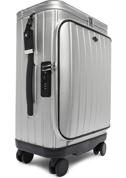 D-Pack Erkek Gri Kabin Boy Valiz 24WBD30226F