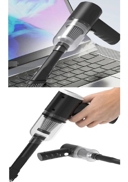 120 W Şarjlı El Süpürgesi Çekme – Üfleme Özellikli Ev Araba Klavye Süpürgesi (491491) indirimleri