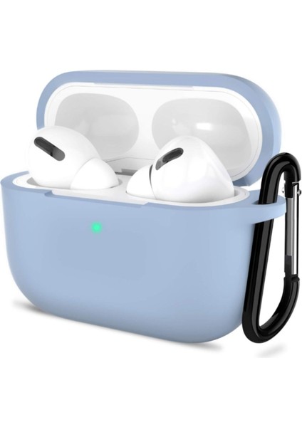 2.nesil Pro Uyumlu Kılıf Silikon Kancalı Kılıf Bebe Mavi